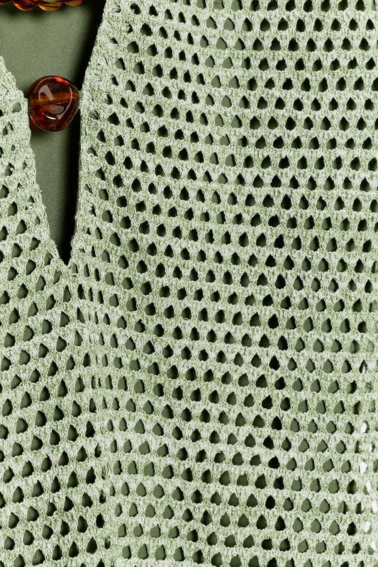 CROCHET MINI DRESS