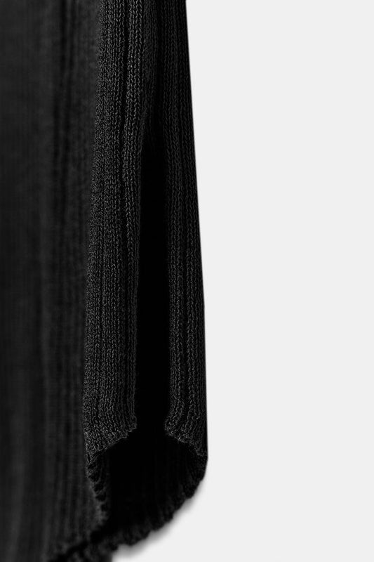 ASYMMETRIC RIB KNIT TOP