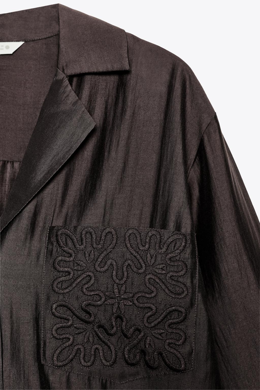 EMBROIDERED POCKET SHIRT
