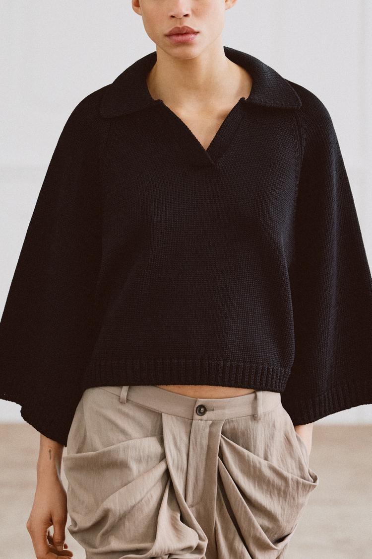 V-NECK KNIT JUMPER