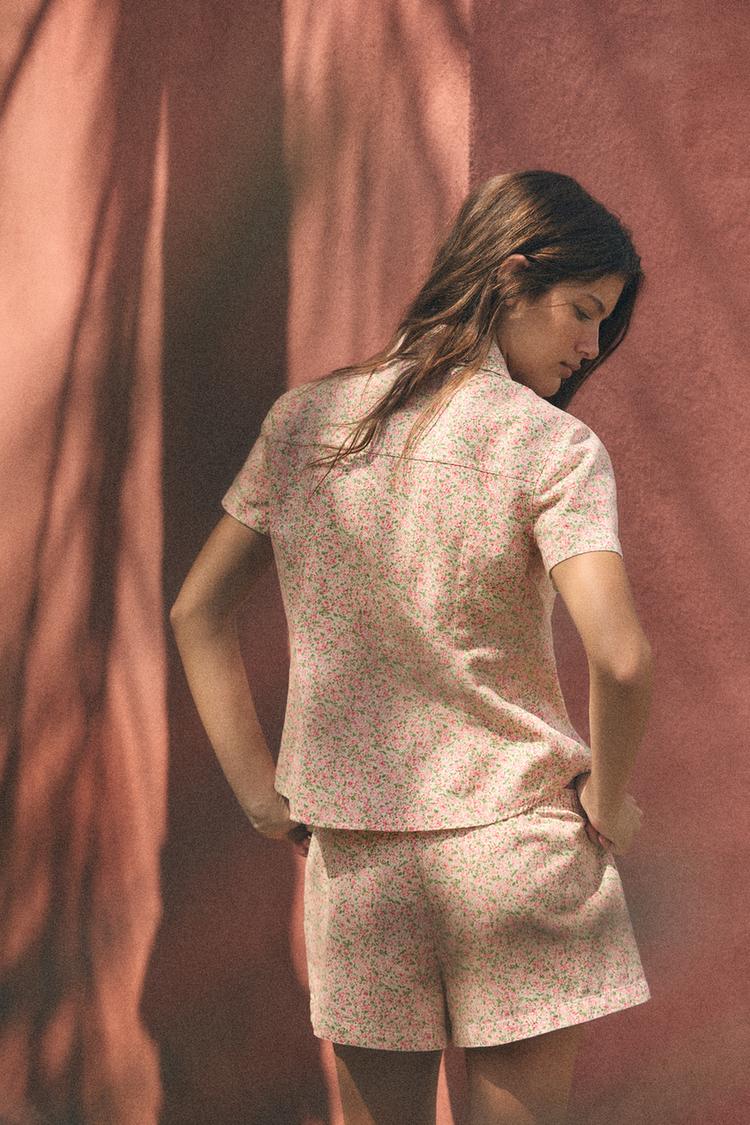 FLORAL SHORT SLEEVE SHIRT