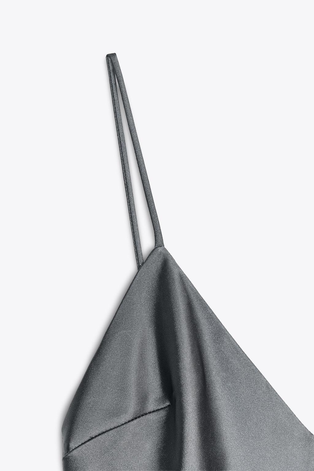 LONG SATIN DRESS