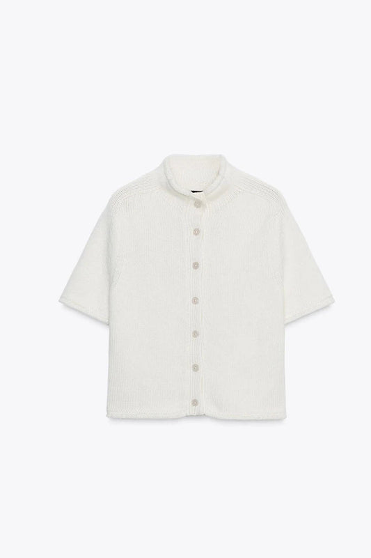 SHORT SLEEVE CARDIGAN