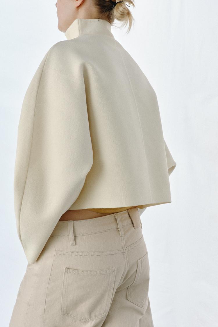 ZIP-UP KNIT CARDIGAN