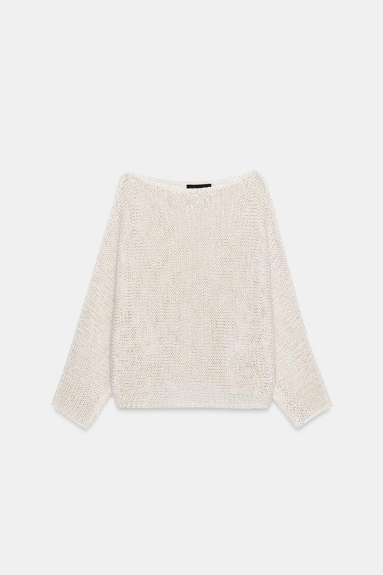 KNIT JUMPER WITH WIDE SLEEVES