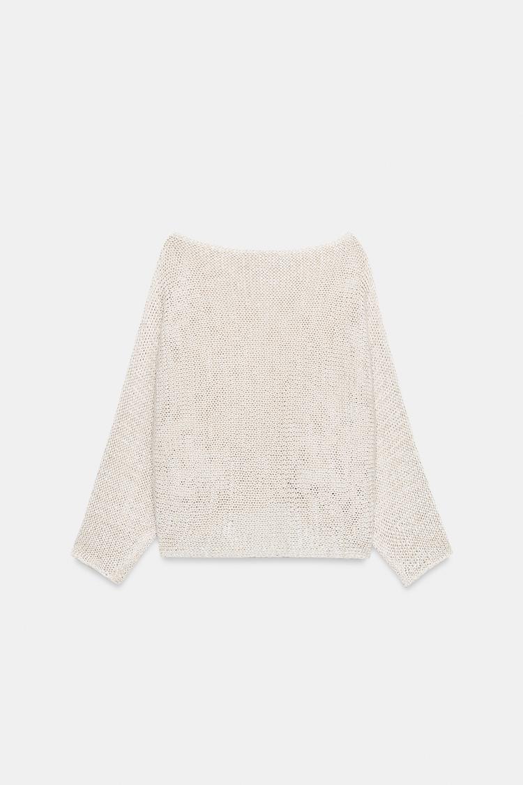KNIT JUMPER WITH WIDE SLEEVES