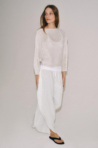 KNIT JUMPER WITH WIDE SLEEVES