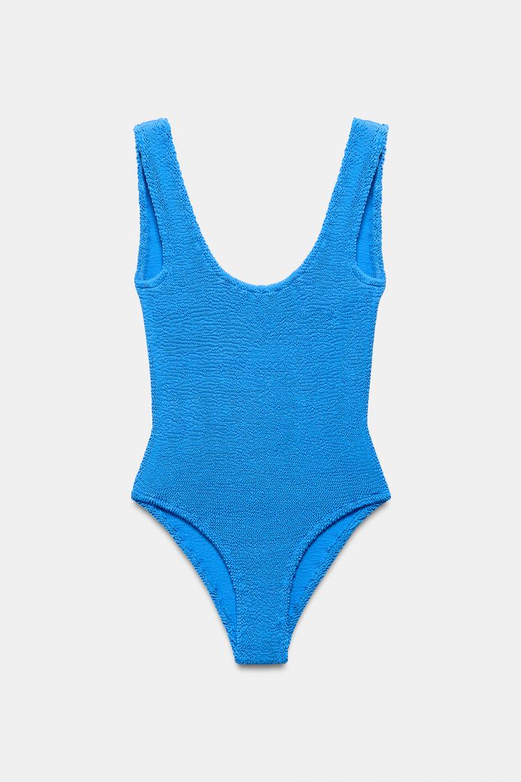 TEXTURED SWIMSUIT