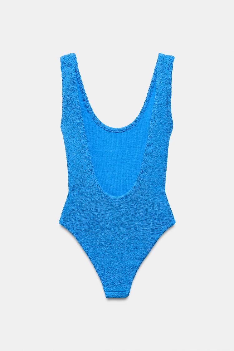 TEXTURED SWIMSUIT