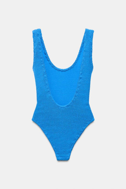 TEXTURED SWIMSUIT