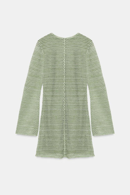 CROCHET MINI DRESS
