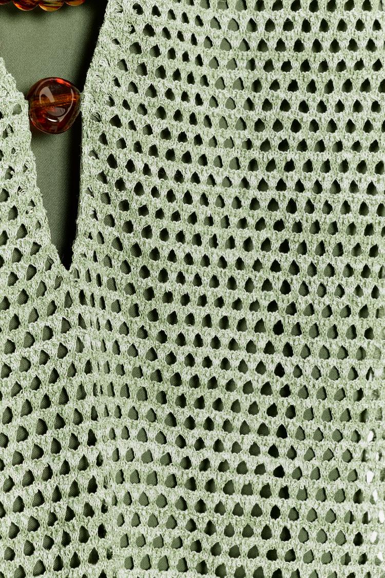 CROCHET MINI DRESS