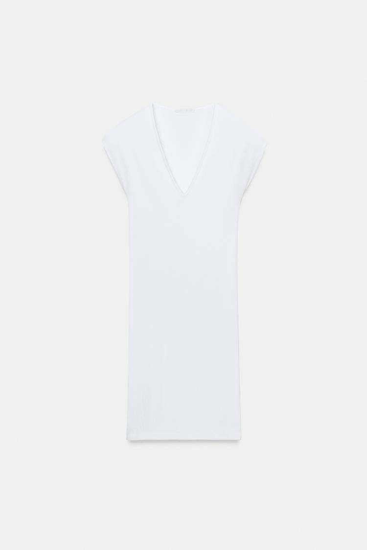 SHORT V-NECK DRESS