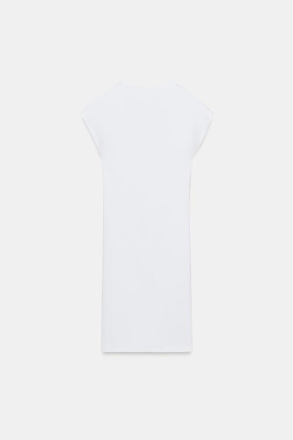 SHORT V-NECK DRESS