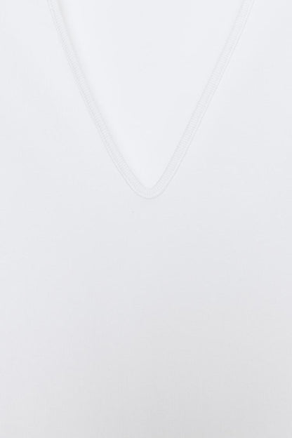 SHORT V-NECK DRESS