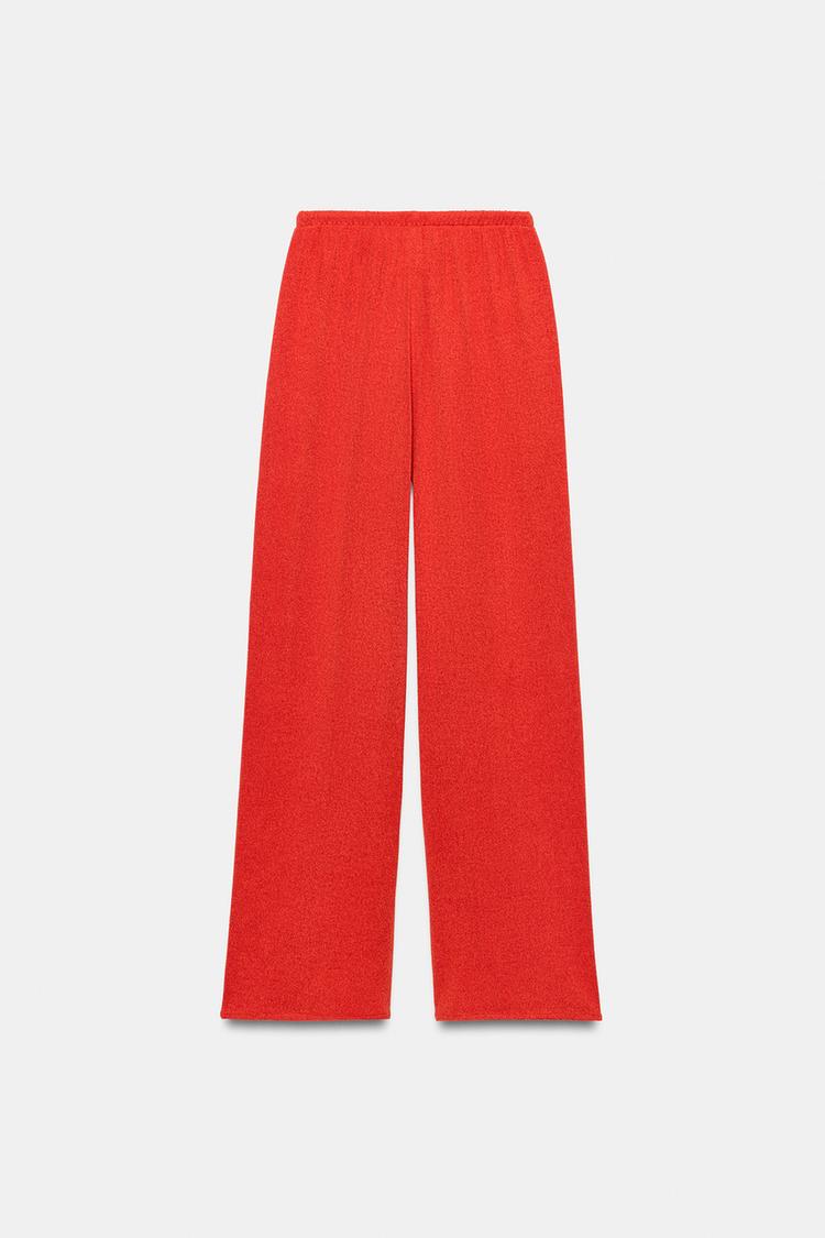 RUSTIC WIDE-LEG TROUSERS