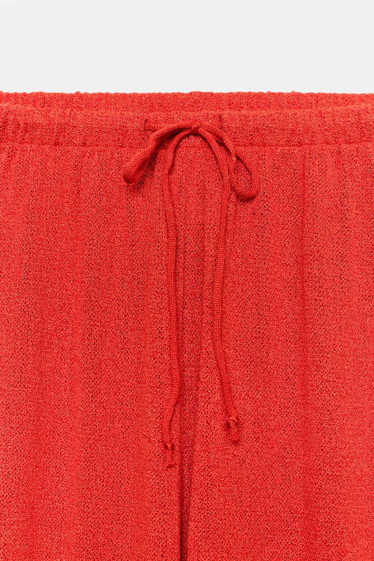 RUSTIC WIDE-LEG TROUSERS