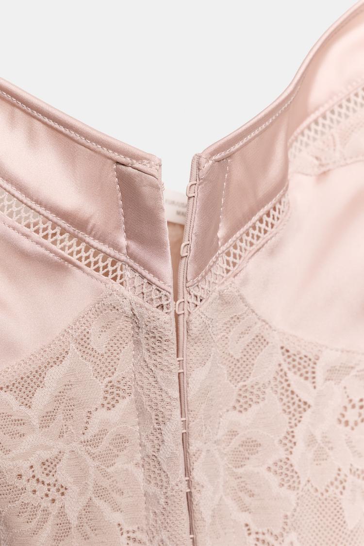 CONTRAST CORSET WITH STRAPS