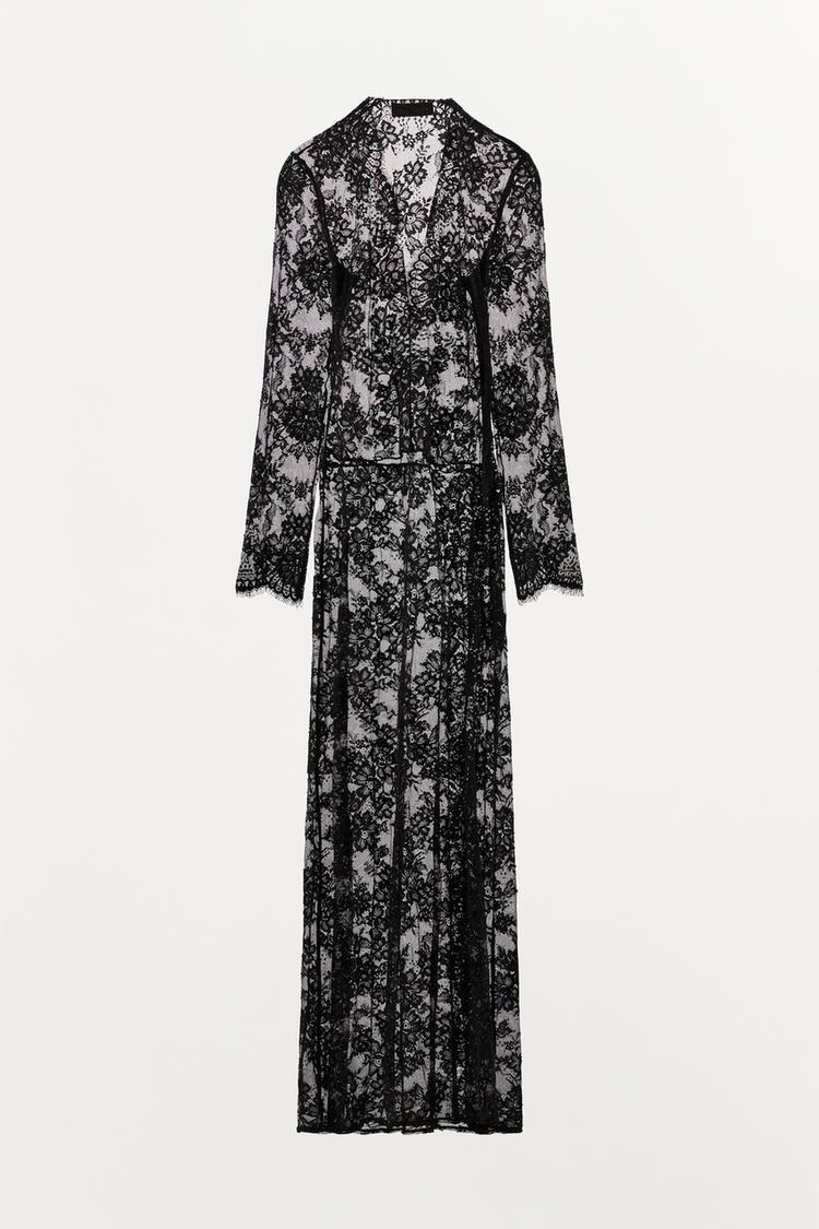 LONG LACE DRESS