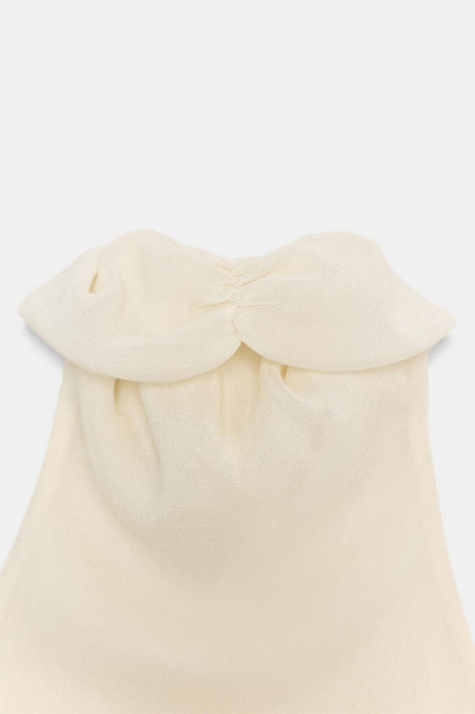 FLOWING HALTER TOP
