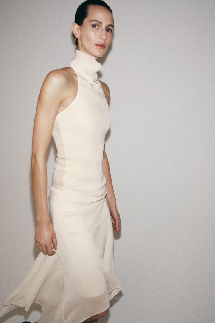 ASYMMETRIC FLOWING SKIRT