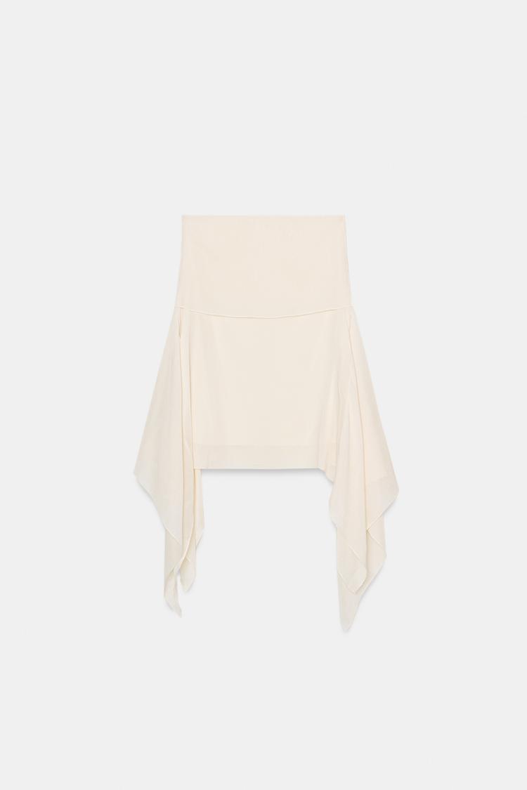 ASYMMETRIC FLOWING SKIRT