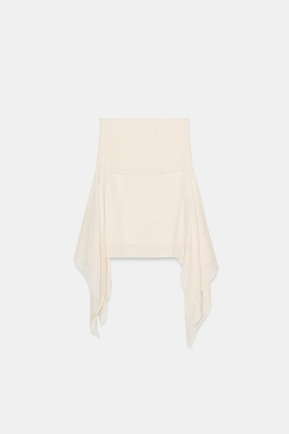 ASYMMETRIC FLOWING SKIRT