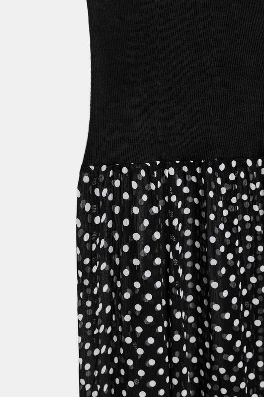COMBINED POLKA DOT DRESS