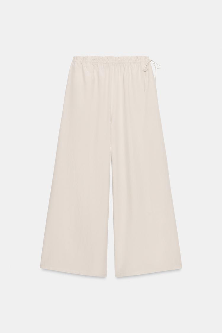 PALAZZO TROUSERS WITH TIE