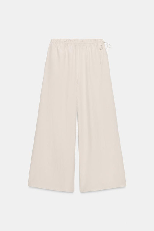 PALAZZO TROUSERS WITH TIE
