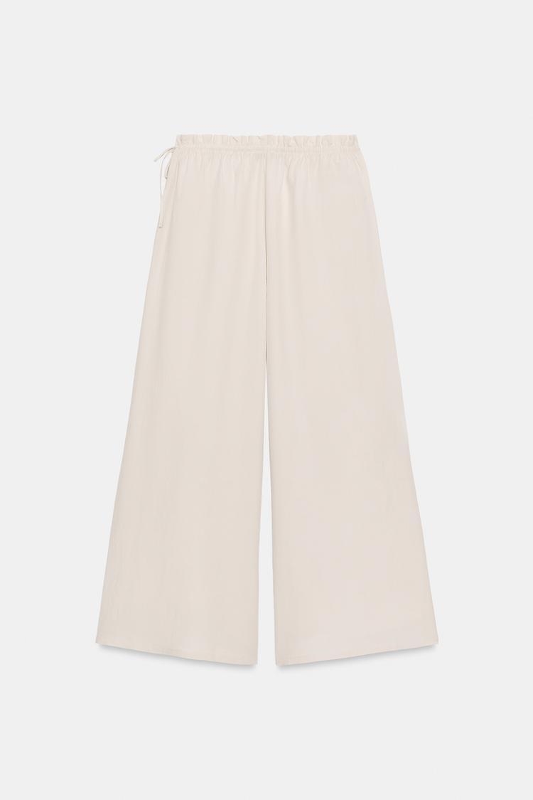 PALAZZO TROUSERS WITH TIE