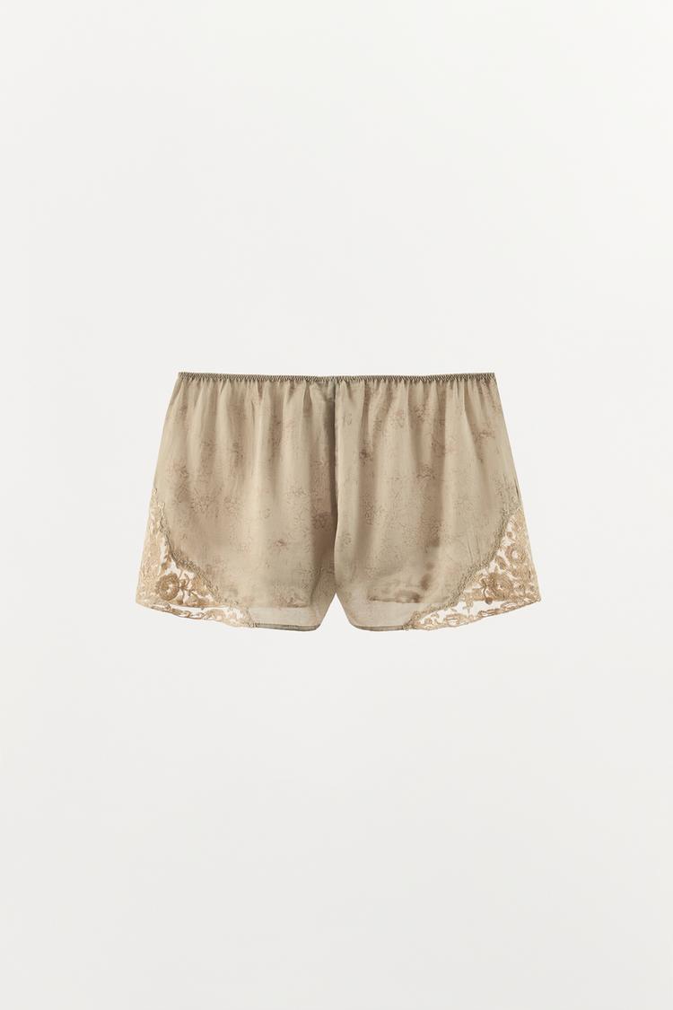EMBROIDERED SHORTS