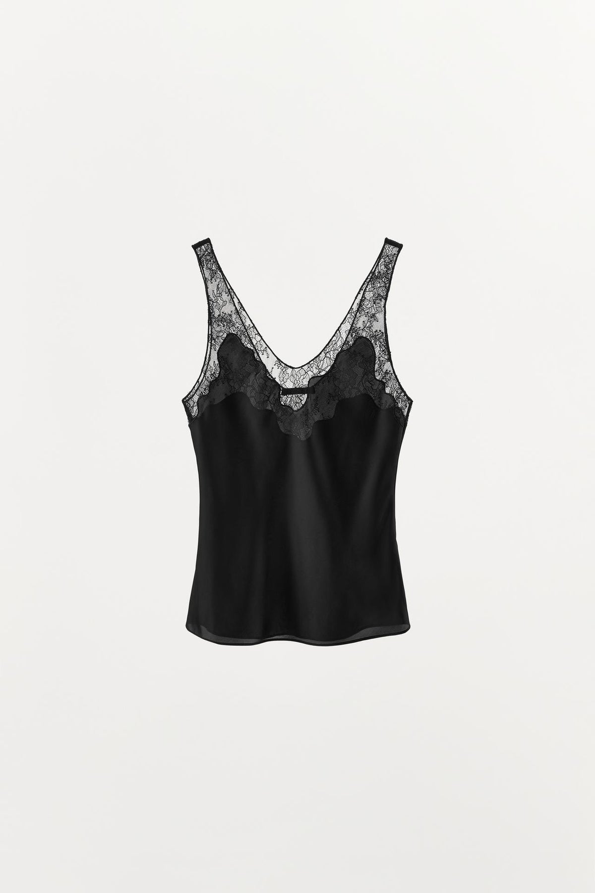 SATIN LACE TOP