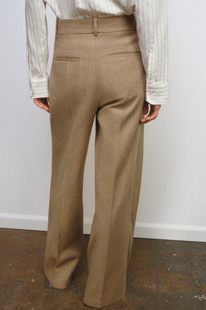TROUSERS WITH WOOL SEAM DETAIL ZW COLLECTION