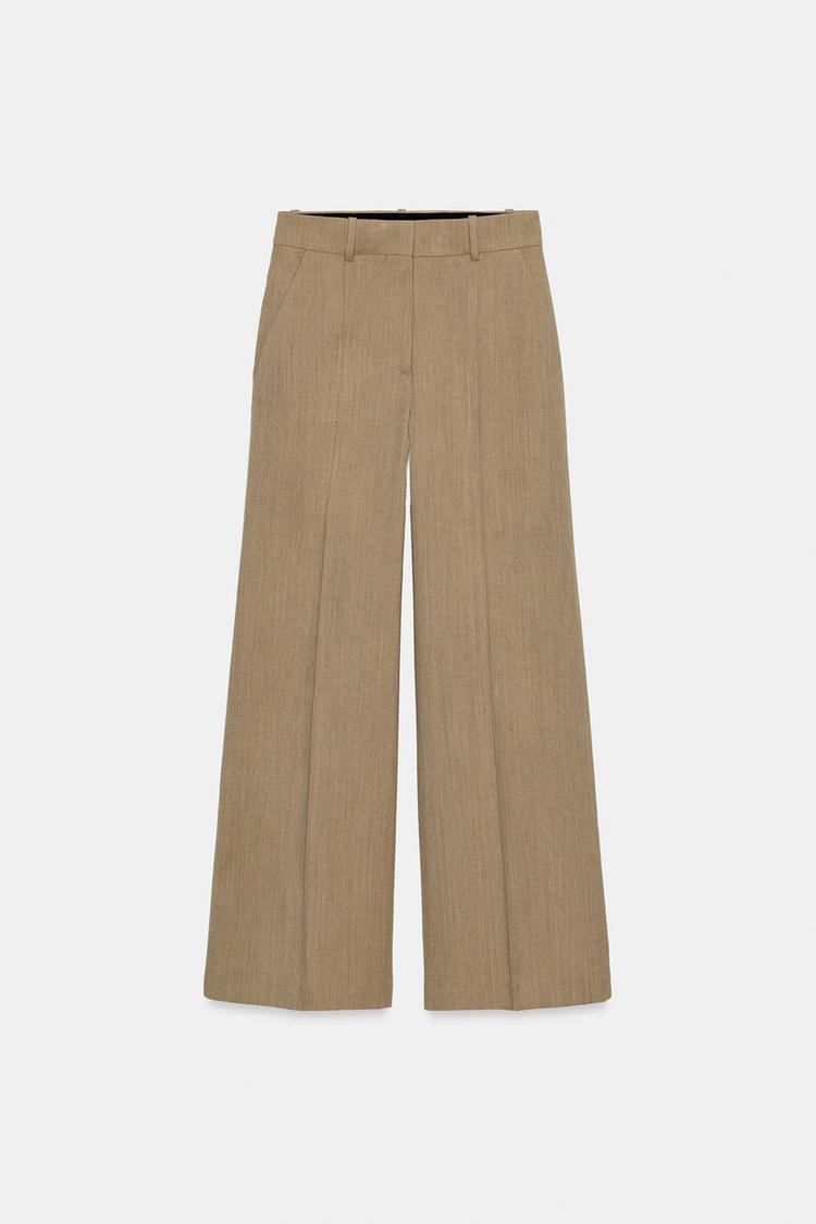 TROUSERS WITH WOOL SEAM DETAIL ZW COLLECTION