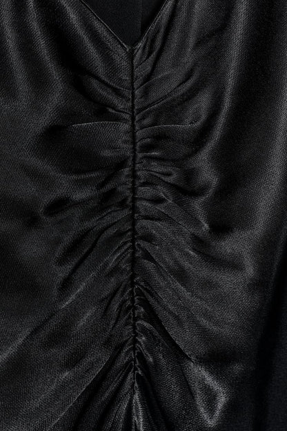 SATIN HALTER DRESS