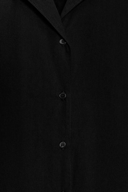 SHORT POPLIN DRESS