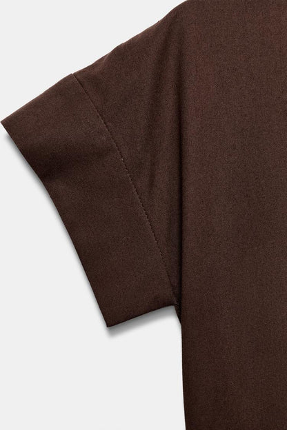POPLIN PLEATED DRESS