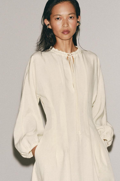 FITTED WAIST DRESS