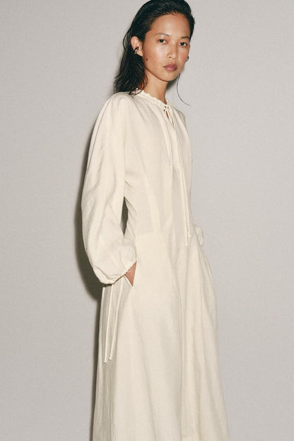FITTED WAIST DRESS
