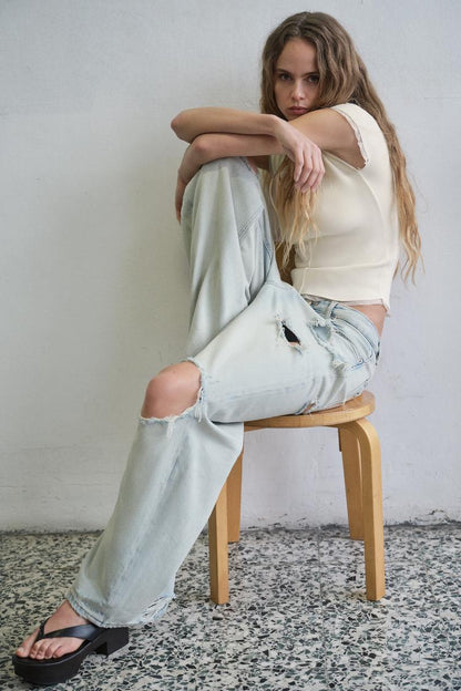 CORSETRY-INSPIRED KNIT TOP