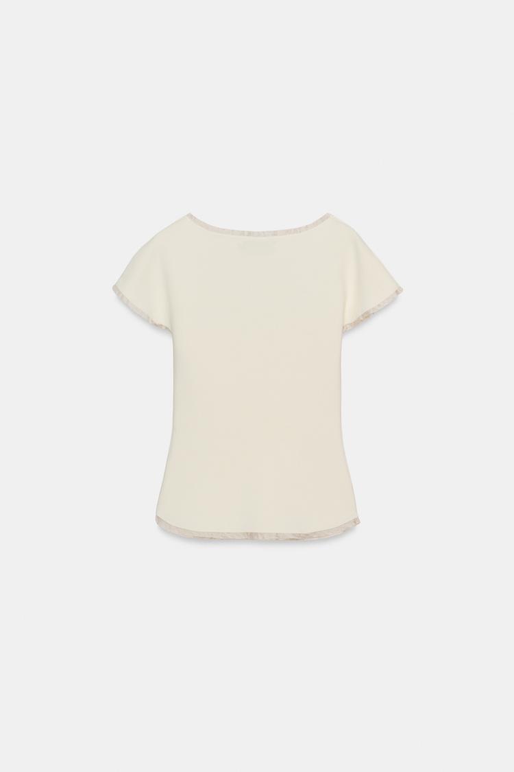 CORSETRY-INSPIRED KNIT TOP
