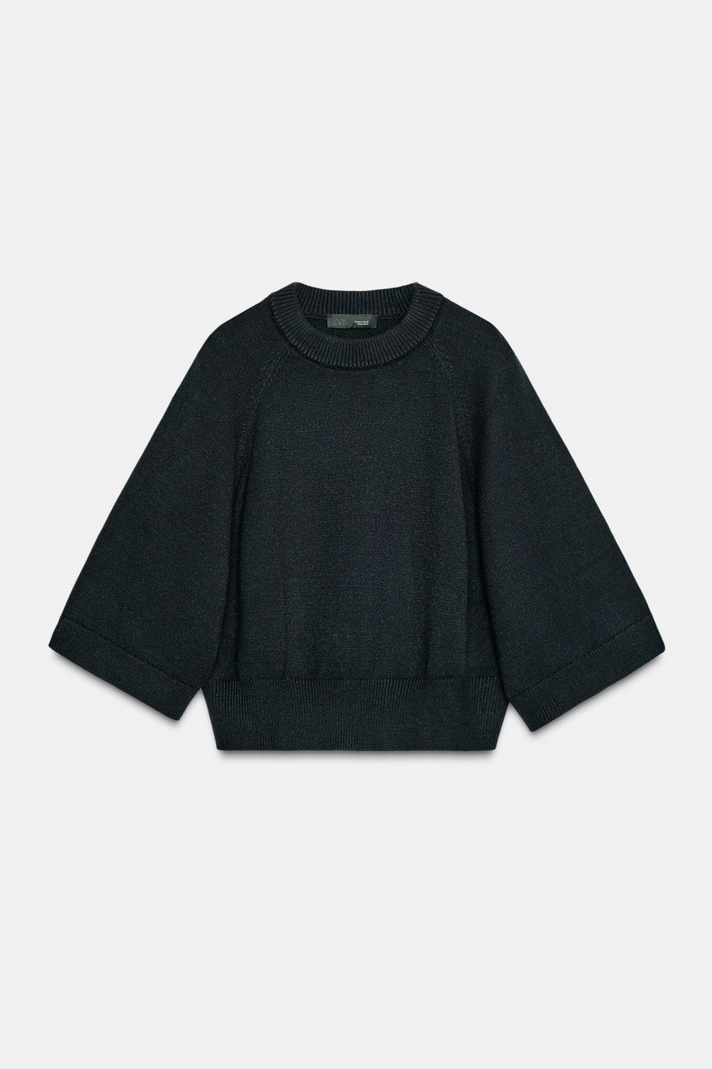 KNIT JUMPER WITH WIDE SLEEVES