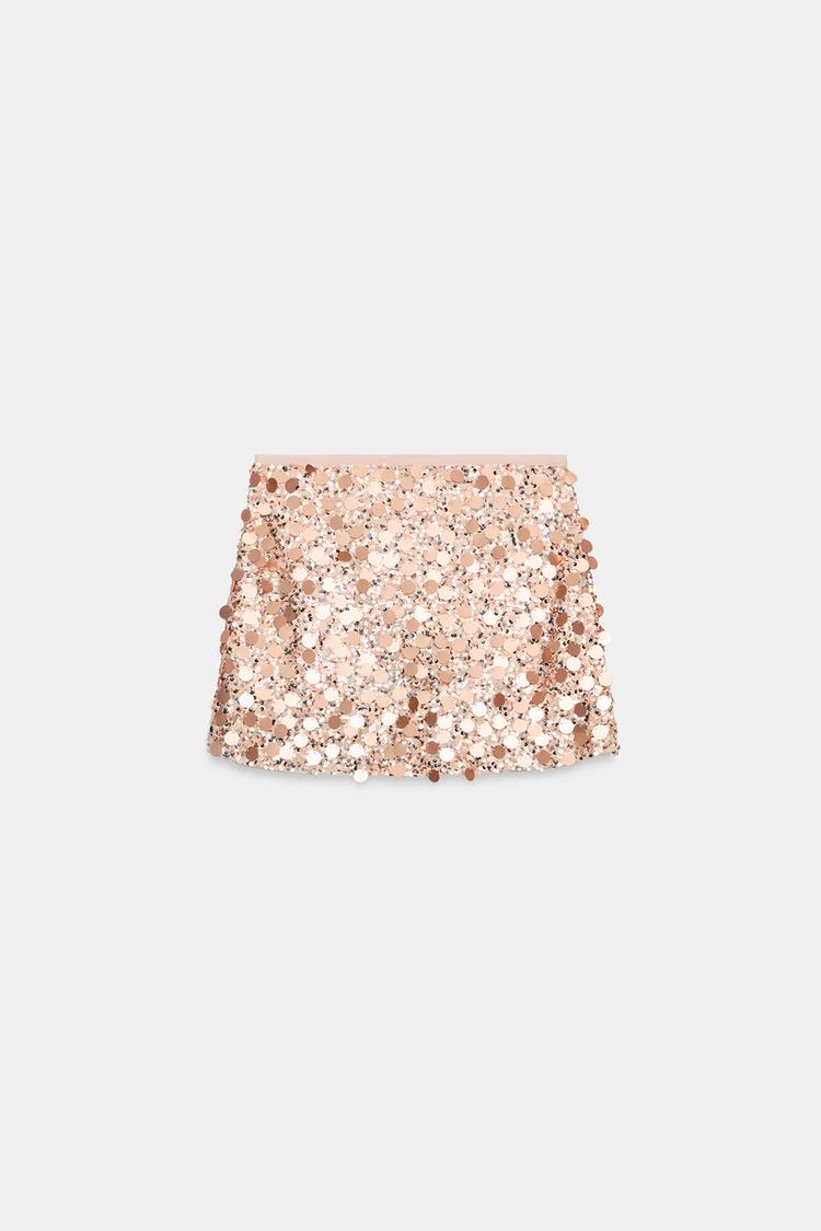 SEQUIN MINI SKIRT