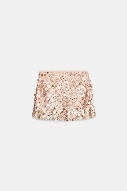 SEQUIN MINI SKIRT
