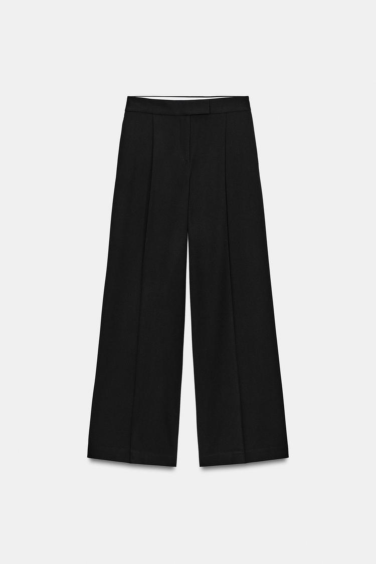 WIDE LEG TROUSERS WITH DARTS