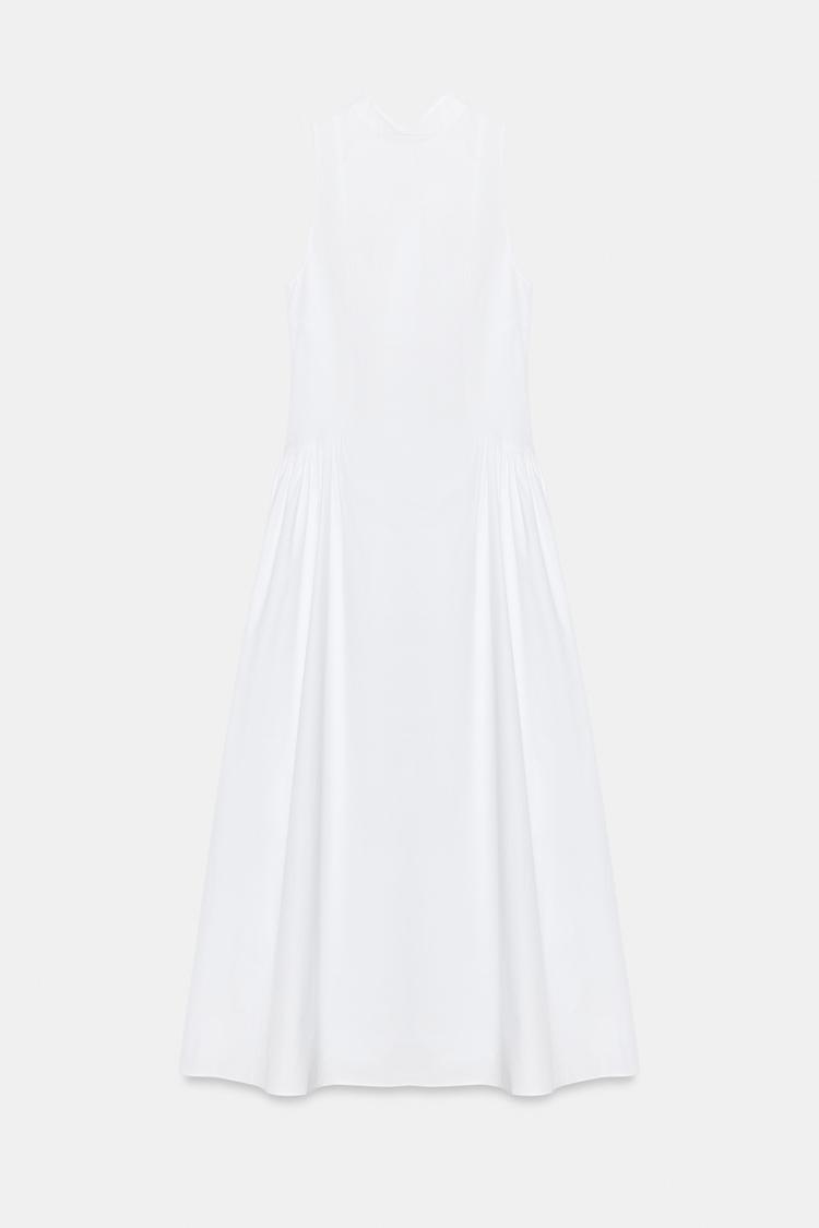 OPEN BACK MIDI DRESS