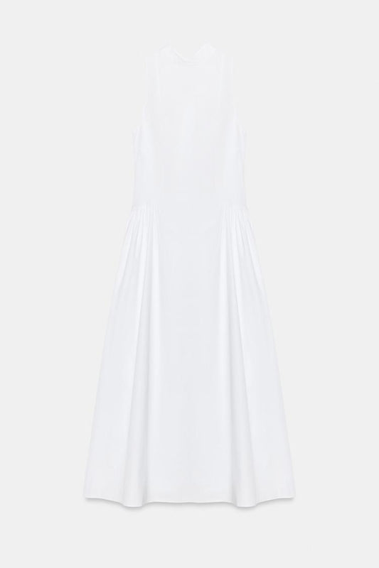 OPEN BACK MIDI DRESS