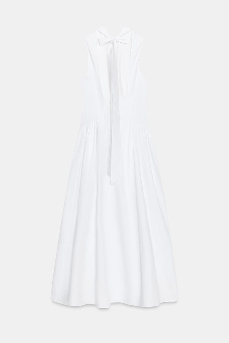 OPEN BACK MIDI DRESS