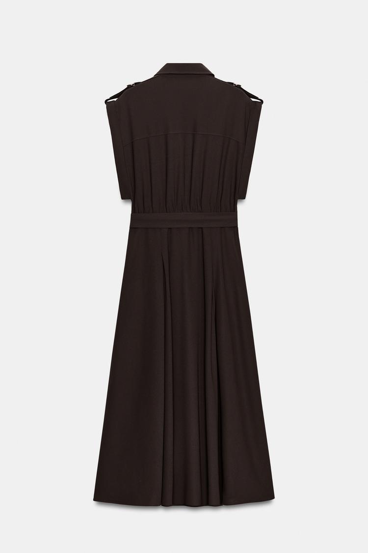 MIDI DRESS WITH BELT